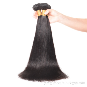 Perruque Human Hair Cheveux Humain Peruvian Hair Bundles, Wholesale 100% Natural Remy Human Virgin Straight 10"-28"
